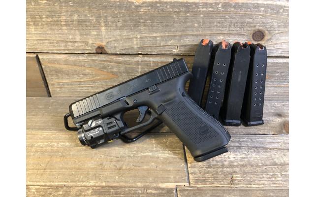 Pre-owned Glock 45 Gen 5 9mm w/TLR8A Light