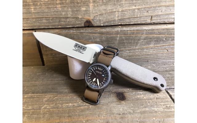 New LÜM-TEC Combat B60 24HR Automatic With ESEE Laser Strike