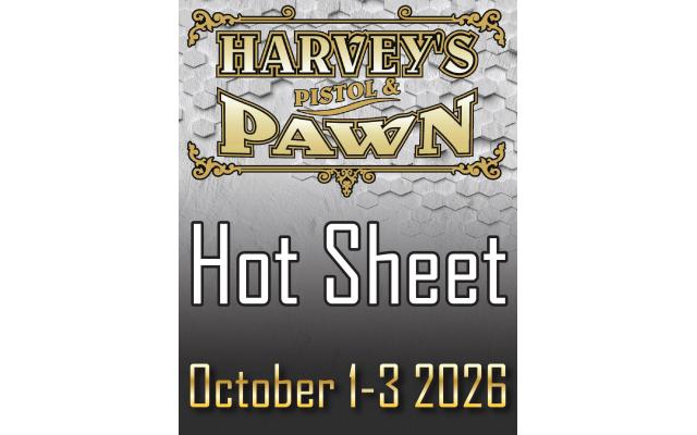 HOT SHEET 10/01/2026 - 10/03/2026