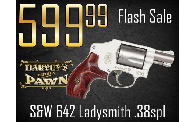 $76 Lays it Away! $599.99 Smith & Wesson Ladysmith .38Spl- Flash Sale 10/01/2026