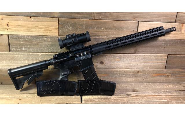 New Moore MPA-LR15 5.56NATO with Pre-owned Primary Arms SLX Gen III 3X Prism