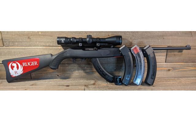 Ruger 10/22 with Viridian Eon Scope & Five Magazines, NEW!