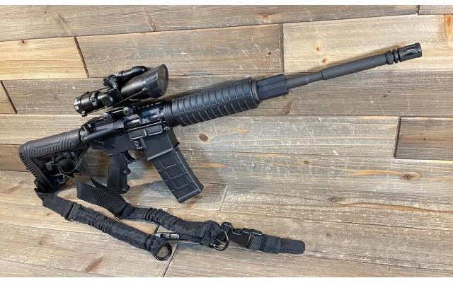 Anderson AM-15 16" 5.56NATO w/ 2.5-10x40 optic, no box - Pre-Owned